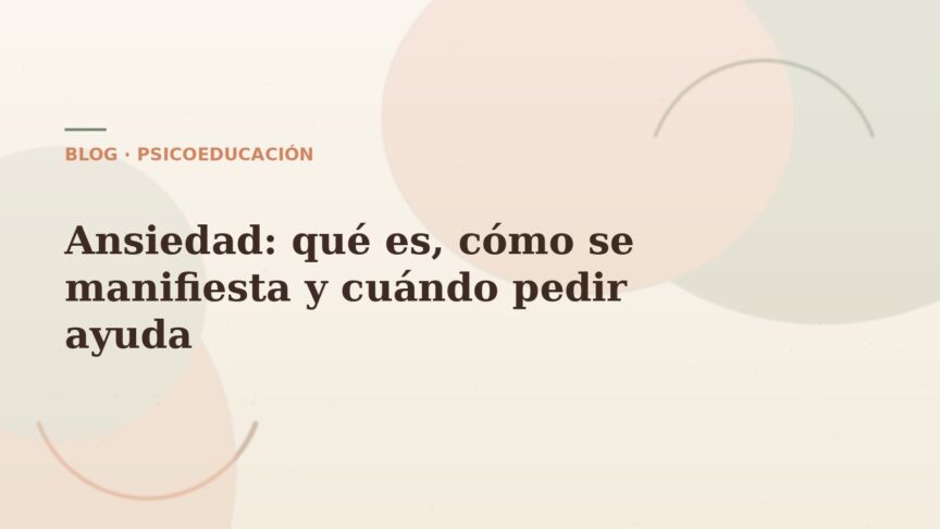 ansiedad