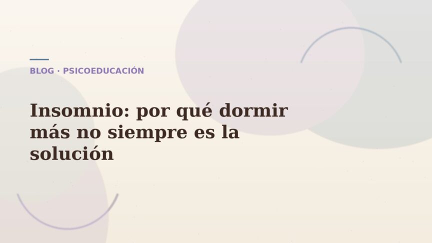 Insomnio